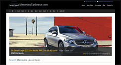 Desktop Screenshot of mercedescarlease.com